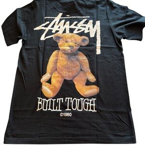 🧸 Stüssy “Built Tough” Teddy Bear Graphic Tee –